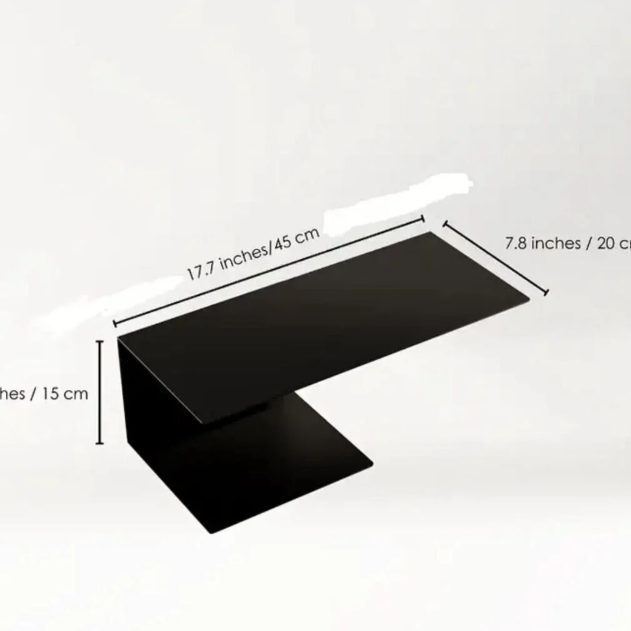 Metal Yatak Başı Rafı: Telefon, Gözlük ve Kitap Düzenleyici