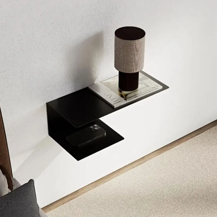 Metal Yatak Başı Rafı: Telefon, Gözlük ve Kitap Düzenleyici