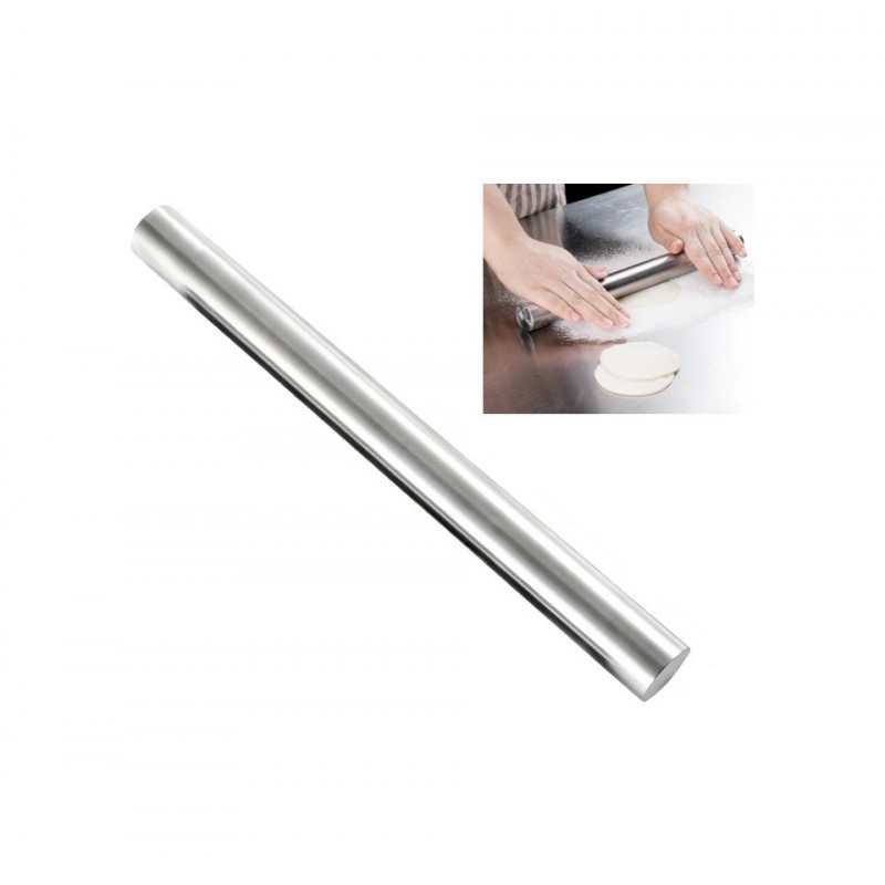 Paslanmaz Hamur Ve Yufka Açma Oklavası